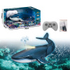 R/C Veľryba s vodnou fontánou - modrá