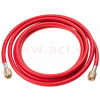 hadice červená HP 3 m R134a, plnička 3/8