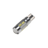 LED T10 biela, 12V, 10LED/5630SMD so šošovkou