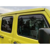 Okenné zábrany proti dažďu, 4 Dvere, Dymové, Jeep Wrangler JL, Jeep Gladiator JT