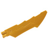 79895 Pearl Gold Propeller 1 Blade 14L with 2 Axle Holes and Jagged Edges (Perleťově zlatá vrtule 1 Lopatka 14L se 2 otvory pro osy a zubatými hranami)
