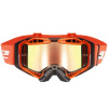 LS2 AURA PRE GOGGLE BLACK ORANGE WITH IRIDIUM VISOR