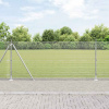 zahrada-XL Plot s stĺpmi Strieborná 1 x 10 m Oceľ 3352281