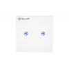 Tellur WiFi Smart Switch, 2 porty, 1800 W, 10 A, biely