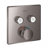 Grohe Grohtherm SmartControl Termostatická batéria pod omietku s 2 ventilmi, Hard Graphite 29124A00-GR