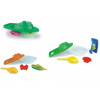 WADER Loď/Čln + sada na piesok plast 36cm 2 farby
