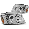 Predné Angel Eyes svetlá Jeep Grand Cherokee WJ Chrome
