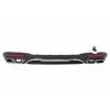 KITT Rear Bumper Diffuser with Chrome Exhaust Muffler Tips suitable for Mercedes S-Class W222 Facelift (2017-2020) S63 Design