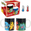STOR Keramický termo hrnček Pokémon 325 ml měnící motiv