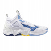 MIZUNO WAVE MOMENTUM 3 MID (48,5) Pánske topánky Biela Halovka