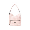WANDA dámska koženková kabelka ružová