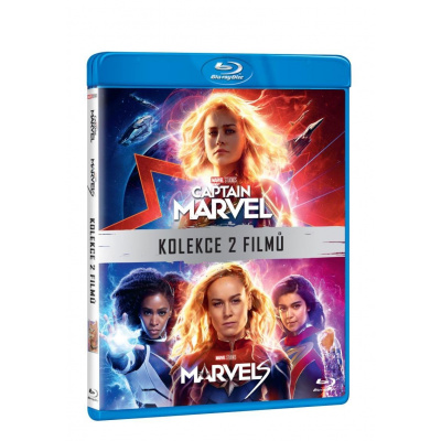 Captain Marvel + Marvels kolekcia 2 filmov 2BD