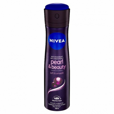 NIVEA Pearl & Beauty Black Sprej antiperspirant 150 ml, 9005800356112