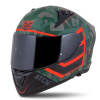 Helma CASSIDA AERO ATCK zelená camo/černá/oranžová - 2XL