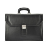 Pierre Cardin 1205 RM02 čierna pánska kožená aktovka 40 x 29 x 9 cm