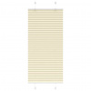Plisovaná roleta krémová 65x100 cm Šířka látky 64,4cm Polyester Krémová 4015272