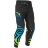 kalhoty EVOLUTION, FLY RACING - USA 2025 (černá/modrá/hi-vis)