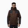 Pánska bunda 3 v 1 Jack Wolfskin Jasper 3In1 hot chocolate
