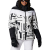 Columbia ABBOTT PEAK INSULATED JACKET biela,čierna Dámska zateplená lyžiarska bunda M