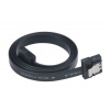 AKASA kabel SATA 3.0, super tenký, se skrytým zámkem,30cm, černý AK-CBSA05-30BK