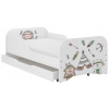 Wooden Toys Detská posteľ MIKI 160x80 WIOSKA INDIAN