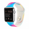 AppleKing silikónový remienok s batikovaným vzorom pre Apple Watch 42mm / 41mm / 40mm / 38mm - dúhový - možnosť vrátiť tovar ZADARMO do 30tich dní