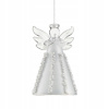 VILLA ITALIA Ozdoba/Závesná ozdoba na stromček ANJEL sklenený 8 cm