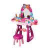 Baby Mix Detský toaletný stolík s hudbou a stoličkou