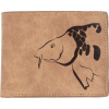 Peňaženka Giants Fishing Brown Wallet Carp Head