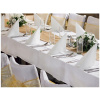 PartyDeco Obrus biely dlhý 180x300cm