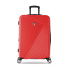 Cestovný kufor TUCCI T-0118/3-L ABS - červený - 122 L + 35% EXPANDER
