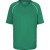 James & Nicholson Tričko JN 386, týmové, pánské COT02038684405-green/white 2XL Zelená/černá