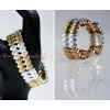 Parfois Two -Color Bracelet Gold Silver Balls (Parfois Two -Color Bracelet Gold Silver Balls)