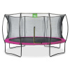 EXIT Silhouette záhradná trampolína 427cm s ochrannou sieťou - ružová