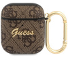 Guess 4G Script PC/PU púzdro pre Airpods 1/2 hnedé GUA24GSMW