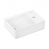 Hansgrohe Xevolos E - Umývadielko 36x25 cm, bez prepadu, otvor na batériu vpravo, SmartClean, biela 61086450