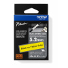 BROTHER HSE-611E - čierna tlač na žltej, šírka 5,2 mm HSE611E