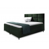 Wilsondo Čalúnená boxspring manželská posteľ Leila s matracom - zelená Rozmer: 160x200