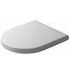Duravit STARCK 3 sedátko WC s nerezovými pántami, bez SoftClose 0063810000, biele 0063810000