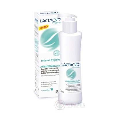 LACTACYD Pharma ANTIBAKTERIÁLNY intímna hygiena 250 ml