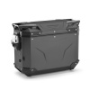 OBKEV37BL čierny ľavý kufor GIVI Trekker Outback EVO SMART hliníkový (bočný), bez zámku, 37 ltr.