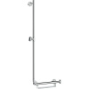 HANSGROHE Unica sprchová tyč Comfort 110 cm (obsahuje jazdec), s madlom, ľavá verzia, biela/chróm, 26403400