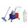 Čistiaca sada 2x20l + mop 50cm + tekutina (Čistiaca sada 2x20l + mop 50cm + tekutina)