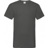 Fruit of the Loom Pánske tričko 61-066-0 Light Graphite -Solid XL