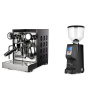 Rocket Espresso Appartamento TCA, black/black + Eureka Atom Specialty 65, black