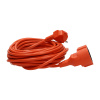 Záhradný predlžovací kábel s 1 zásuvkou Schuko, PVC 3x1,5mm2, dĺžka 15m