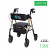 Rehafund Rf-617/zl MARSYLIA chodítko pre seniorov štvorkolesové zlaté