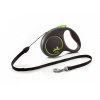 Flexi.de Vodítko Flexi Black Design S 5m (max 12kg) lanko zelené