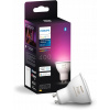 Inteligentná žiarovka Philips Hue s inteligentným osvetlením GU10 farebná biela
