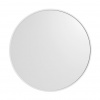 Sapho Sapho, NOTION SLIM guľaté zrkadlo v ráme, priemer 60cm, biela matná, NT600W